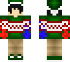 fire and water christmas chibi