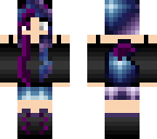 galaxy wolf girl