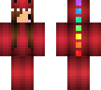 maroon dino lady