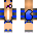 masked blue wolfy with headphones