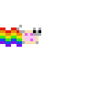 nyan cat pixel art