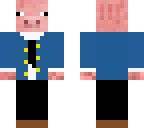 pig man in suit