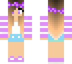 purple summer girl