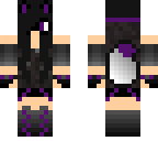 purple wolf girl