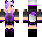 purple wolf girl