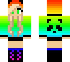 rainbow panda girl