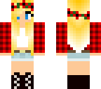 red flannel girl