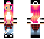 skater - pink hair
