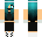 white blue black girl