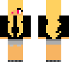 blonde black jacket girl