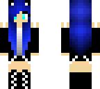 blue cat girl