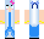 blue cute girl