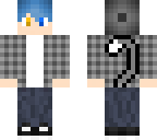 blue emo teen