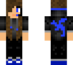blue gamer girl