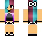 blue magenta goth