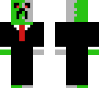 cartoon cyborg creeper