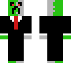 cartoon cyborg creeper