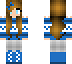 cute blue topped girl