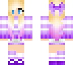 cute purple girl