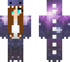 galaxy dino girl