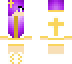 girl in a cross hooide