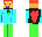 heart cape cute boy