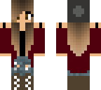 hipster girl brown hair