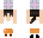 mini chell with a companion cube