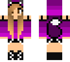 purple wolf girl