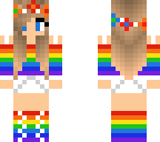 rainbow girl