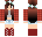 winter and summer flannel outfit