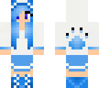 blue girl