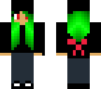 creeper girl in hoodie
