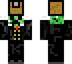 creeper holding chest