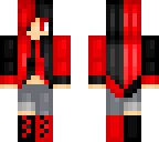 custom skin-1 red and black