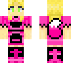 cute blond pink fox girl