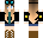 cute dantdm girl skin
