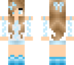 cute lightblue girl