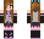 hatsune miku with brown hair 2