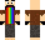 hoboe throwing up a rainbow