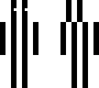 man in black and white