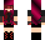 neon girl red