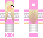 pink winter girl