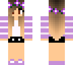 purple flower crown