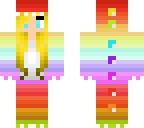 rainbow dino girl