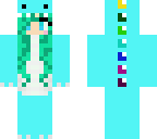 teal dino