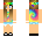 tie dye girl