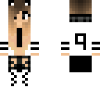 white and black tomboy