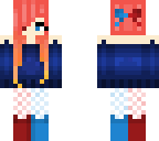 blue and red
