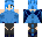 blue bat person